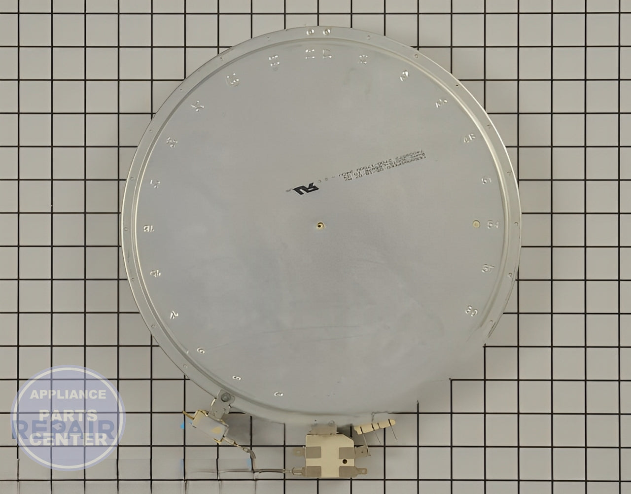 Radiant Surface Element W10823710 - Detailed view of precise measurements for perfect fit
