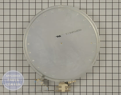 Radiant Surface Element W10823710 - Detailed view of precise measurements for perfect fit
