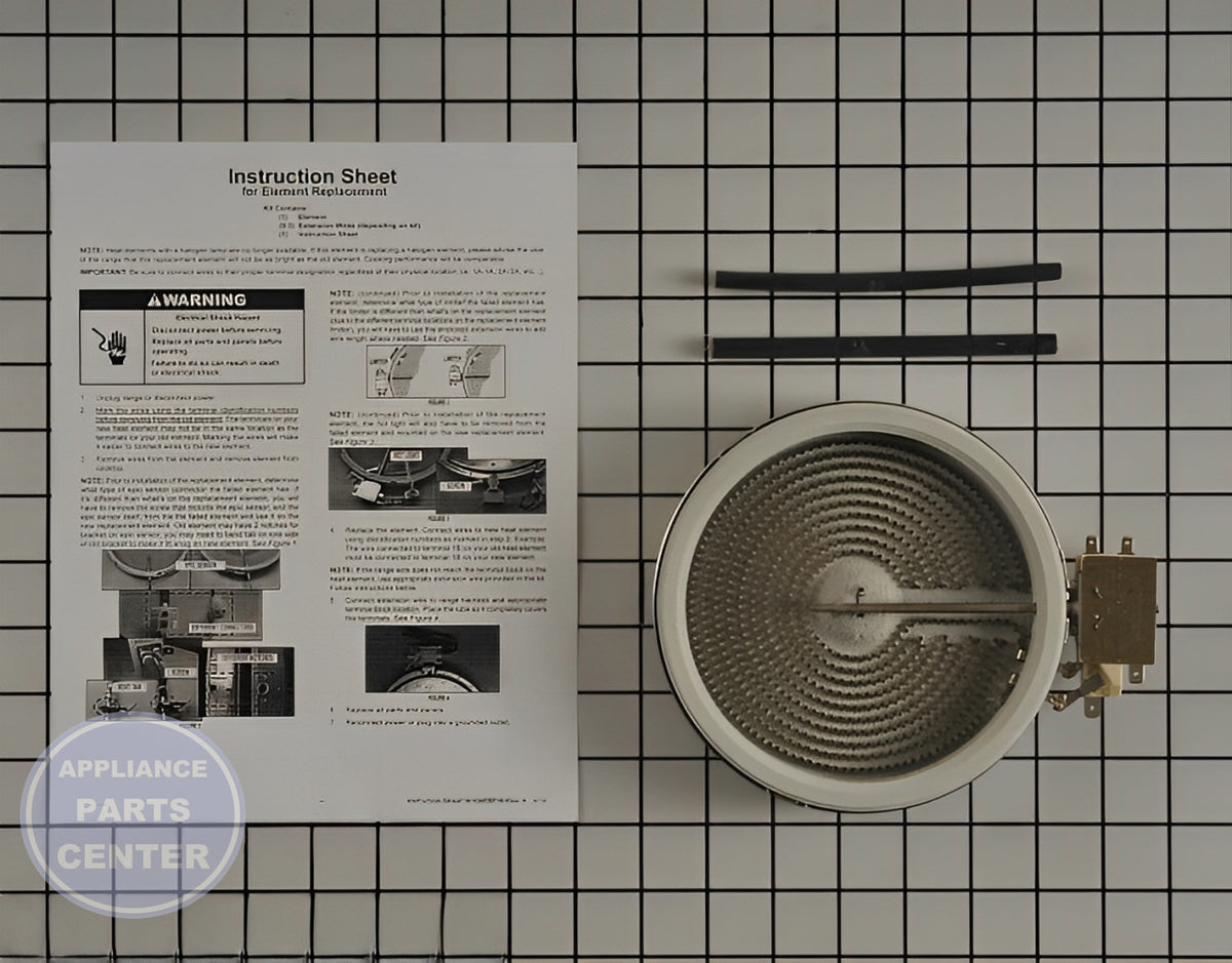 WHIRLPOOL W10823711 - Main view showing even heat distribution for various models
