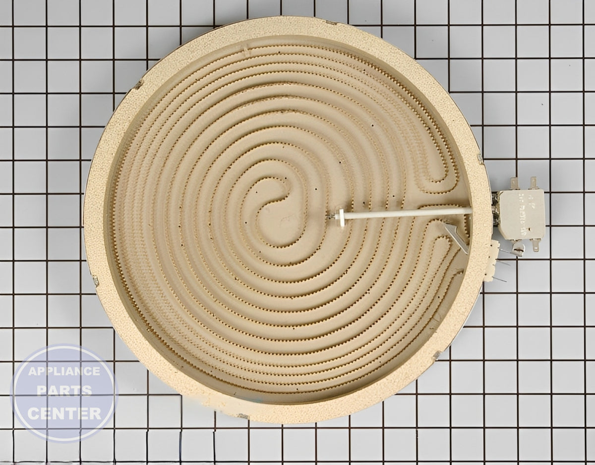 WHIRLPOOL SURFACE ELEMENT W10823713 - Main view showing quick, even heating for various WPL models