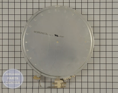 Radiant Surface Element W10823718 - Detailed view of precise dimensions and specifications