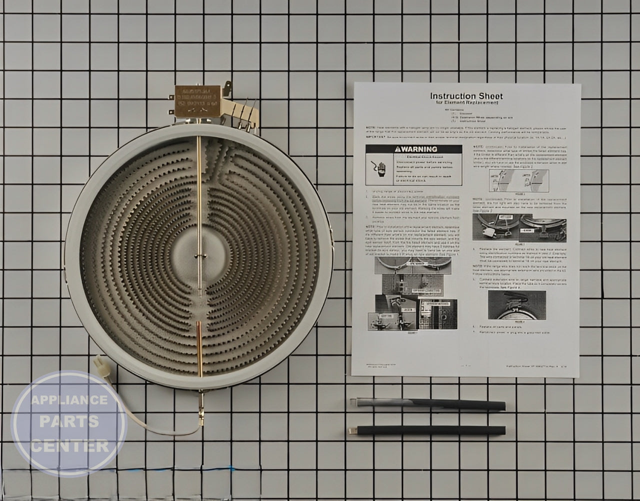 Jenn Air Radiant Surface Element W10823722 - Main view showing efficient heating for Jenn Air models