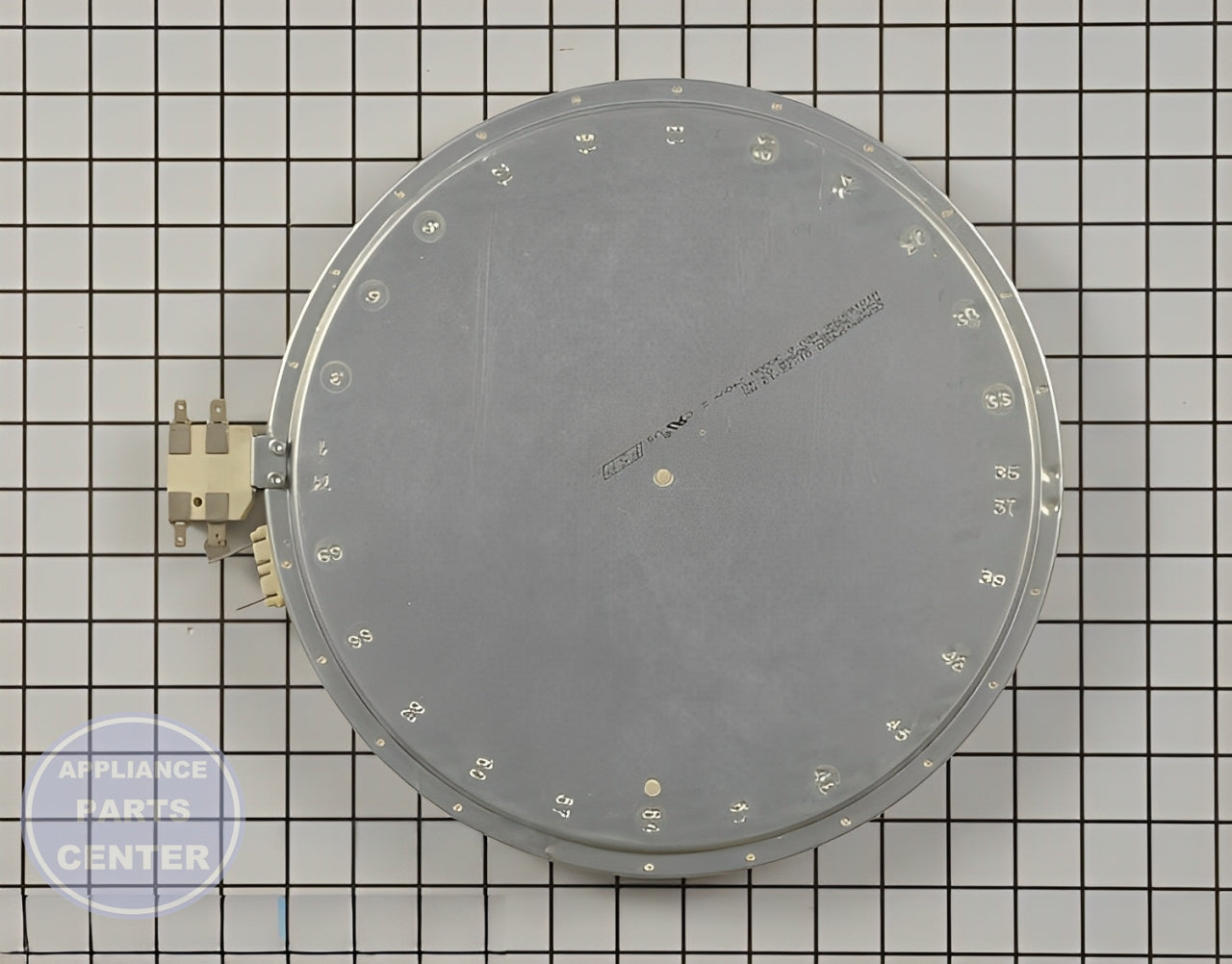 Radiant Surface Element W10823728 - Detailed view of 3000 watts heating power