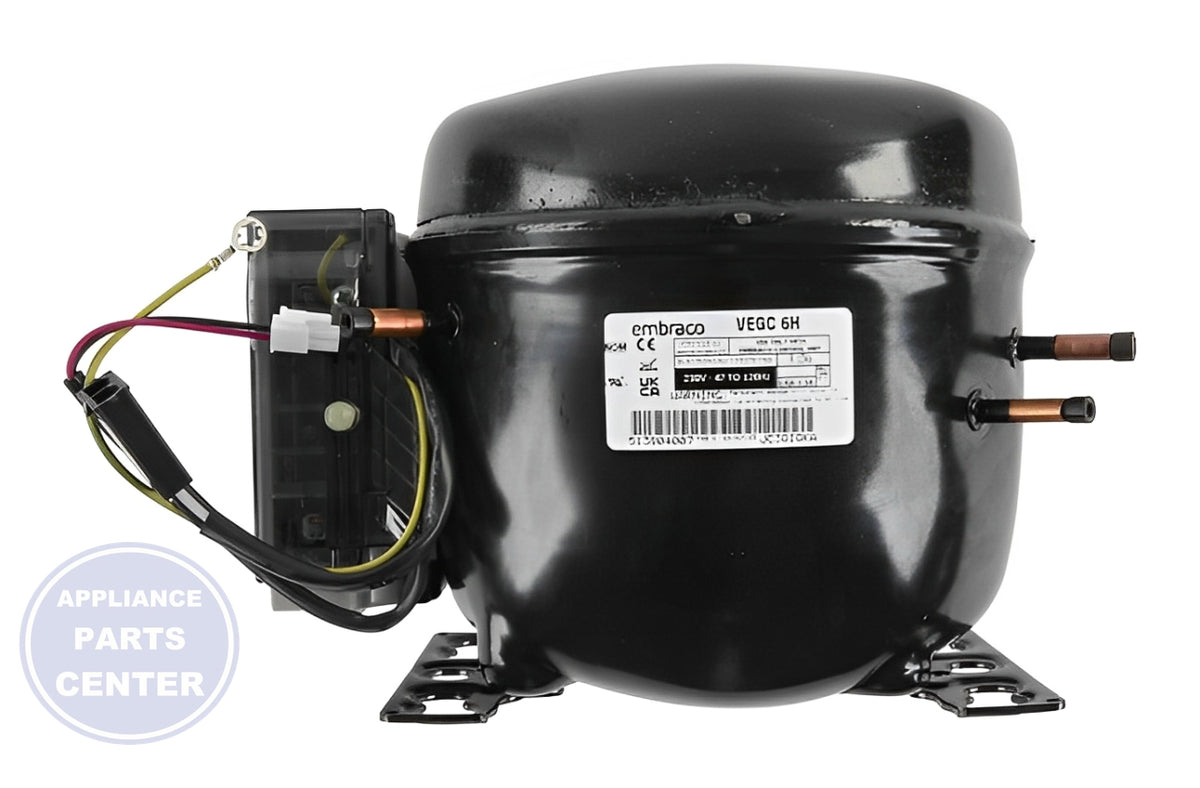 Whirlpool Refrigerator Compressor W10832994 - Detailed view of high-quality components