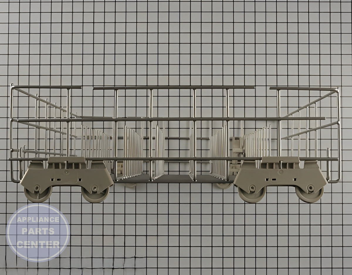 WHIRLPOOL DISHWASHER DISHRACK W10833650 - Detailed view of strong, long-lasting material