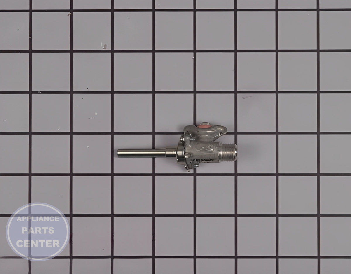 WHIRLPOOL VALVE BURNER W10836481 - Installation in Whirlpool range model showing key mounting points