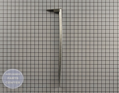 WHIRLPOOL REFRIGERATOR STAINLESS STEEL DOOR HANDLE W10837029 - Side view with 15 lbs weight capacity