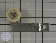 WHIRLPOOL DRYER IDLER PULLEY W10837240 - Main view showing tensioning function for Whirlpool models
