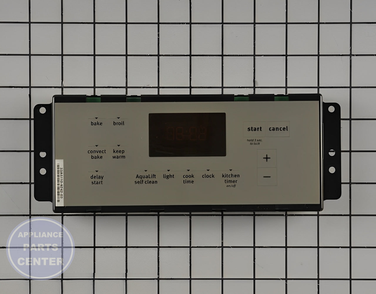 Maytag Control Board W10837276 - Main view showing control buttons for Maytag models