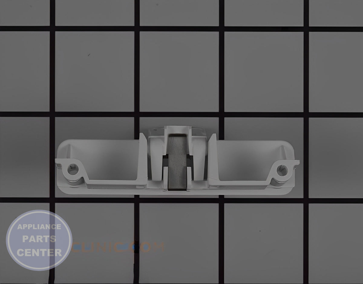 WHIRLPOOL WASHER LID STRIKE W10837741 - Side view with secure closure mechanism