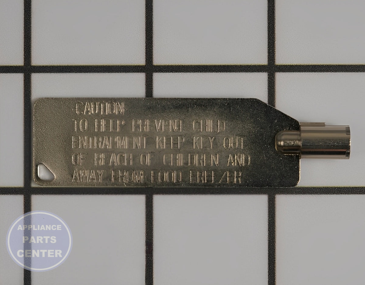 Maytag Whirlpool Door Key W10838052 - Main view showing secure closure for specific models