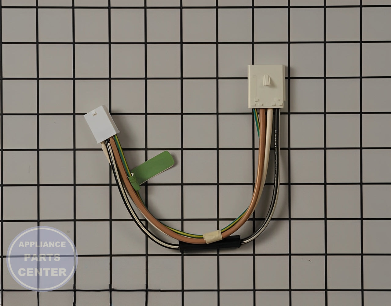 WHIRLPOOL REFRIGERATOR WIRE HARNESS W10838084 - Main view showing wire connector for specific models