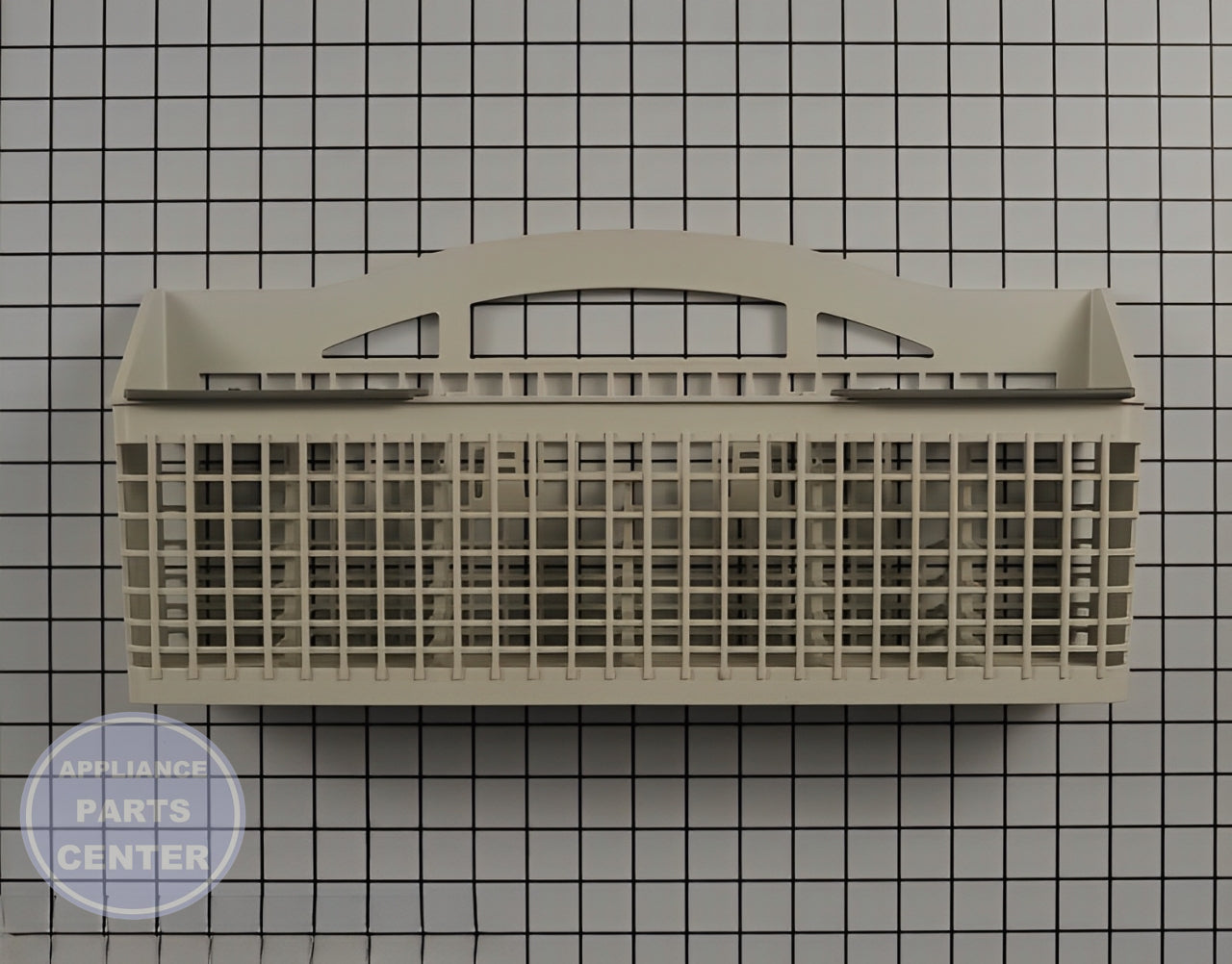 Whirlpool Dishwasher Silverware Basket W10840140 - Main view showing efficient cutlery organization for various Whirlpool models
