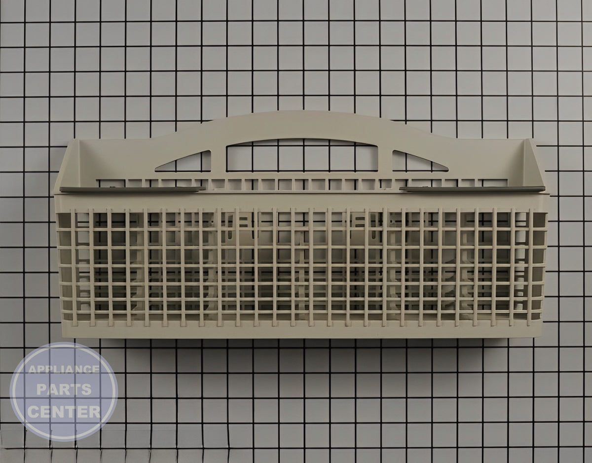 Whirlpool Dishwasher Silverware Basket W10840140 - Main view showing efficient cutlery organization for various Whirlpool models
