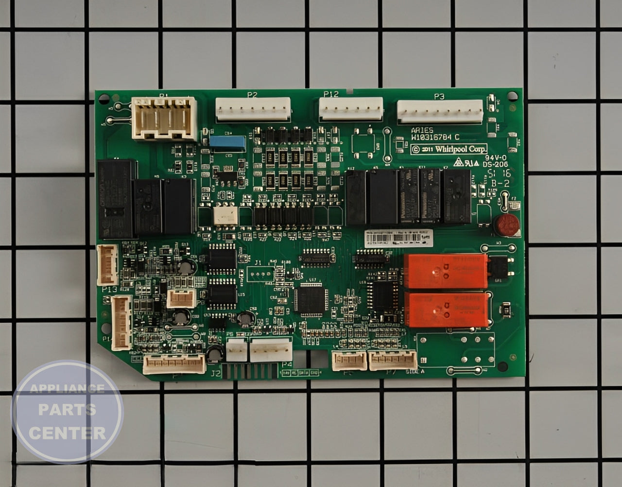 WHIRLPOOL REFRIGERATOR ELECTRONIC CONTROL BOARD W10843055 - Main view showing energy-efficient operation for WPL models