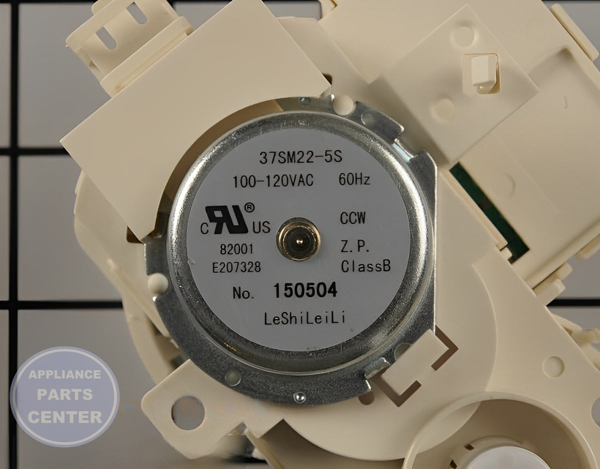 WHIRLPOOL DISHWASHER MOTOR W10843811 - Detailed view of high-performance motor