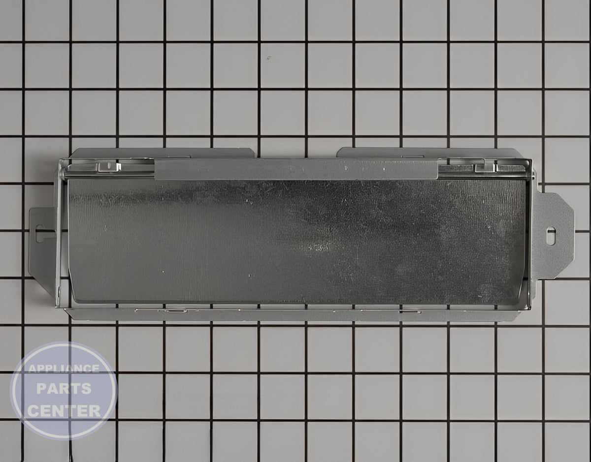 WHIRLPOOL MICROWAVE VENT DAMPER W10843943 - Detailed view of ducting specifications