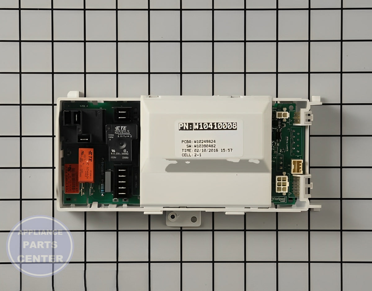 WHIRLPOOL CONTROL BOARD W10845086 - Main view showing timer functionality for WPL Dryer