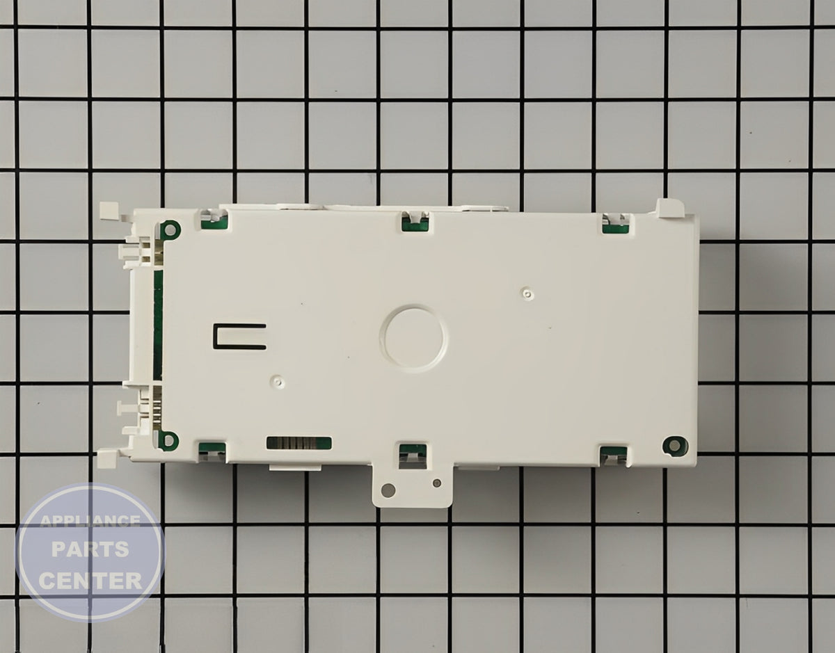 WHIRLPOOL CONTROL BOARD W10845086 - Detailed view of timer and circuit board features