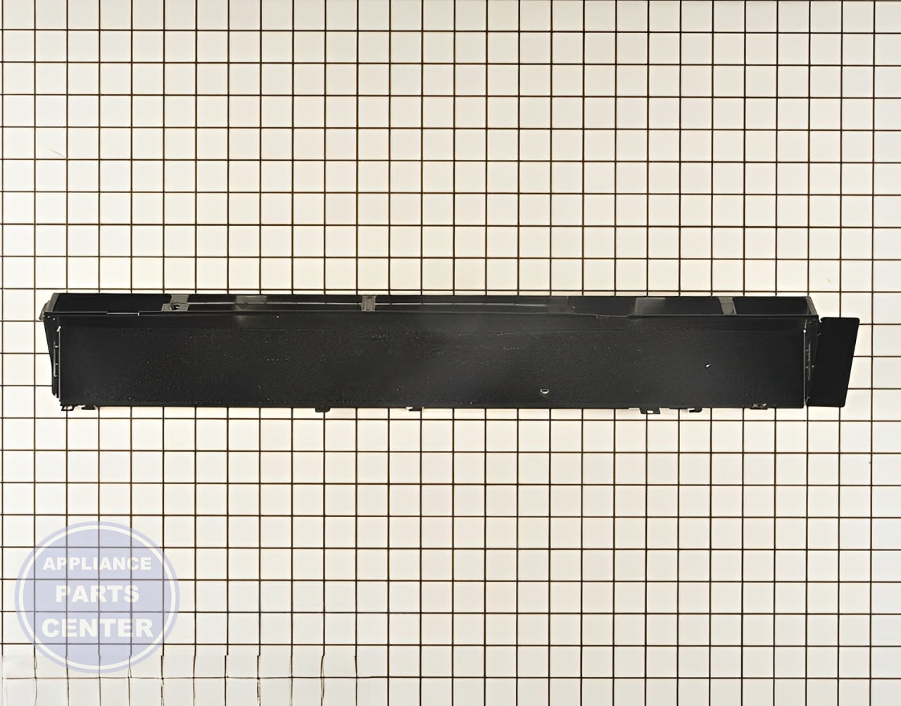 Vent Grille W10845643 - Side view with 12.5-inch width and 6-inch height