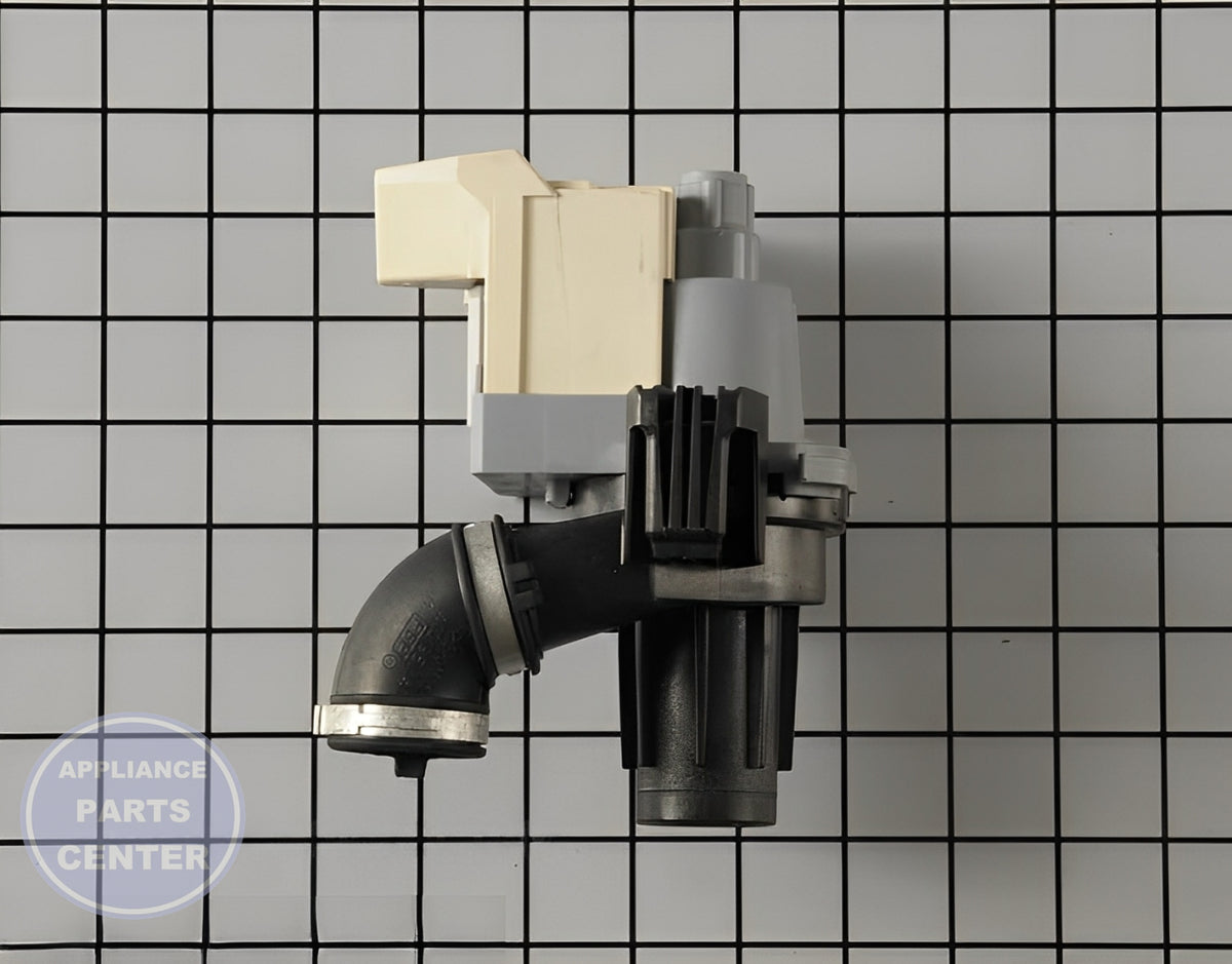WHIRLPOOL DISHWASHER PUMP MOTOR W10846093 - Installation in WPL Dishwasher showing key mounting points