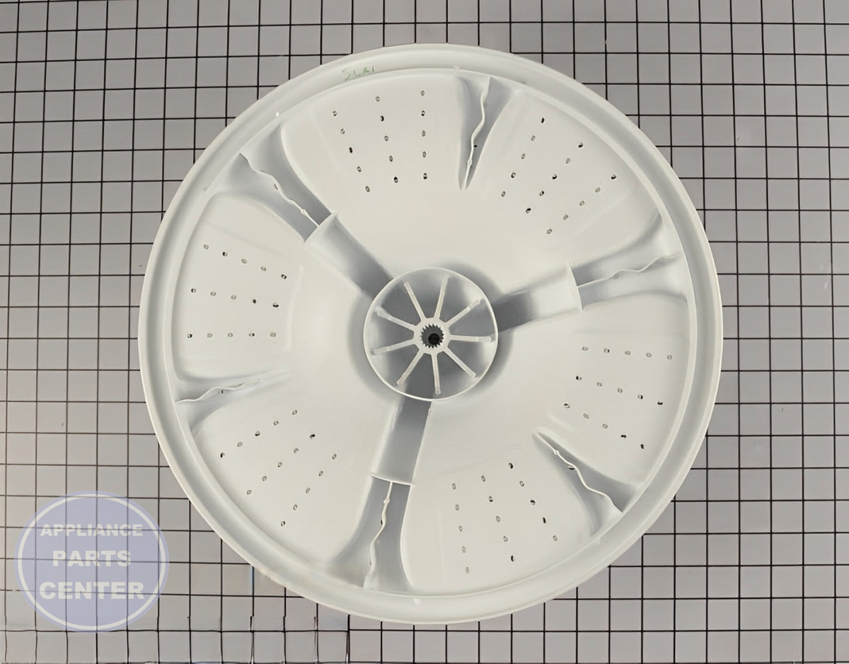 WHIRLPOOL WASHPLATE W10846191 - Detailed view of high-quality agitator design