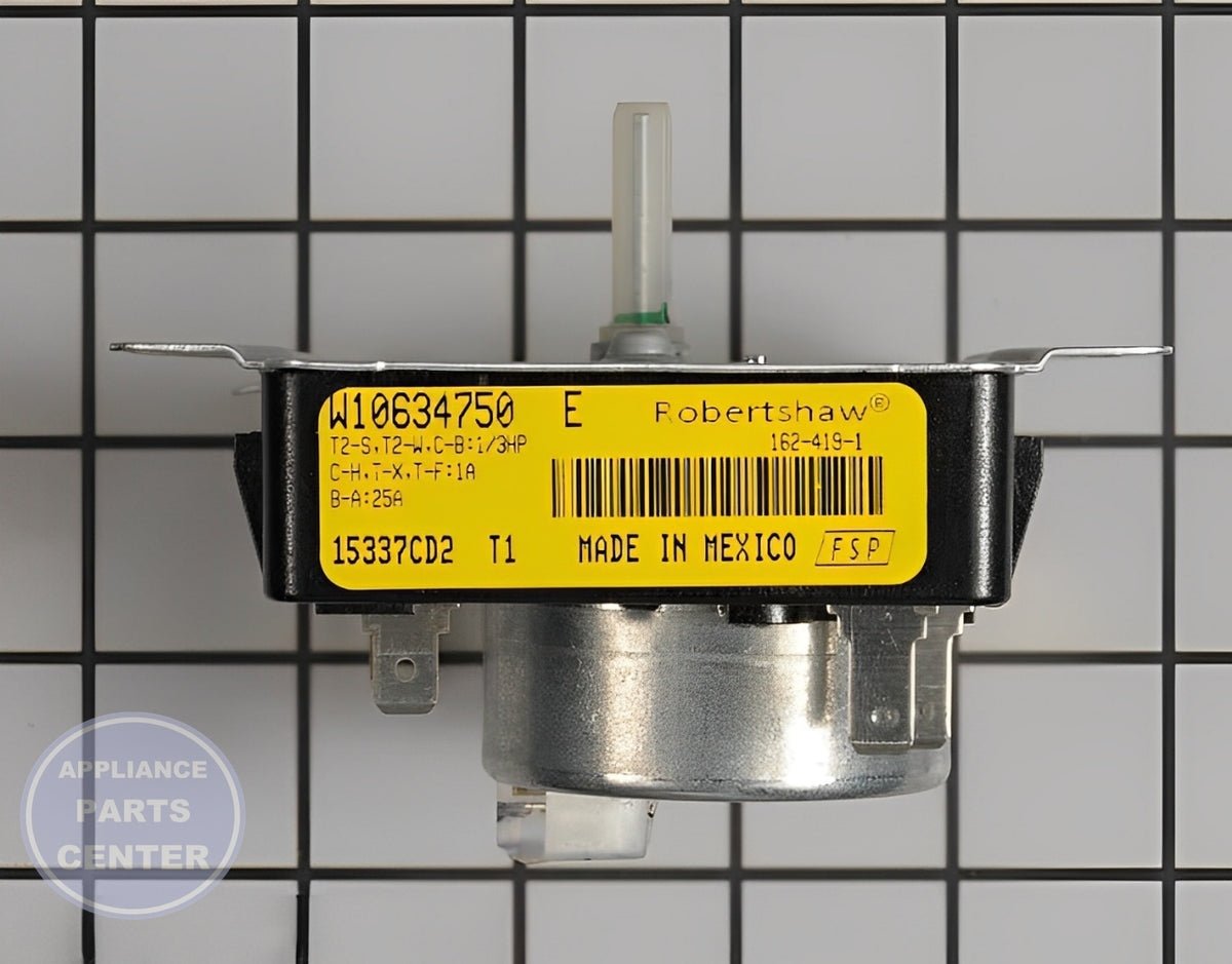 WHIRLPOOL DRYER TIMER W10846428 - Main view showing circuit board for Whirlpool dryers