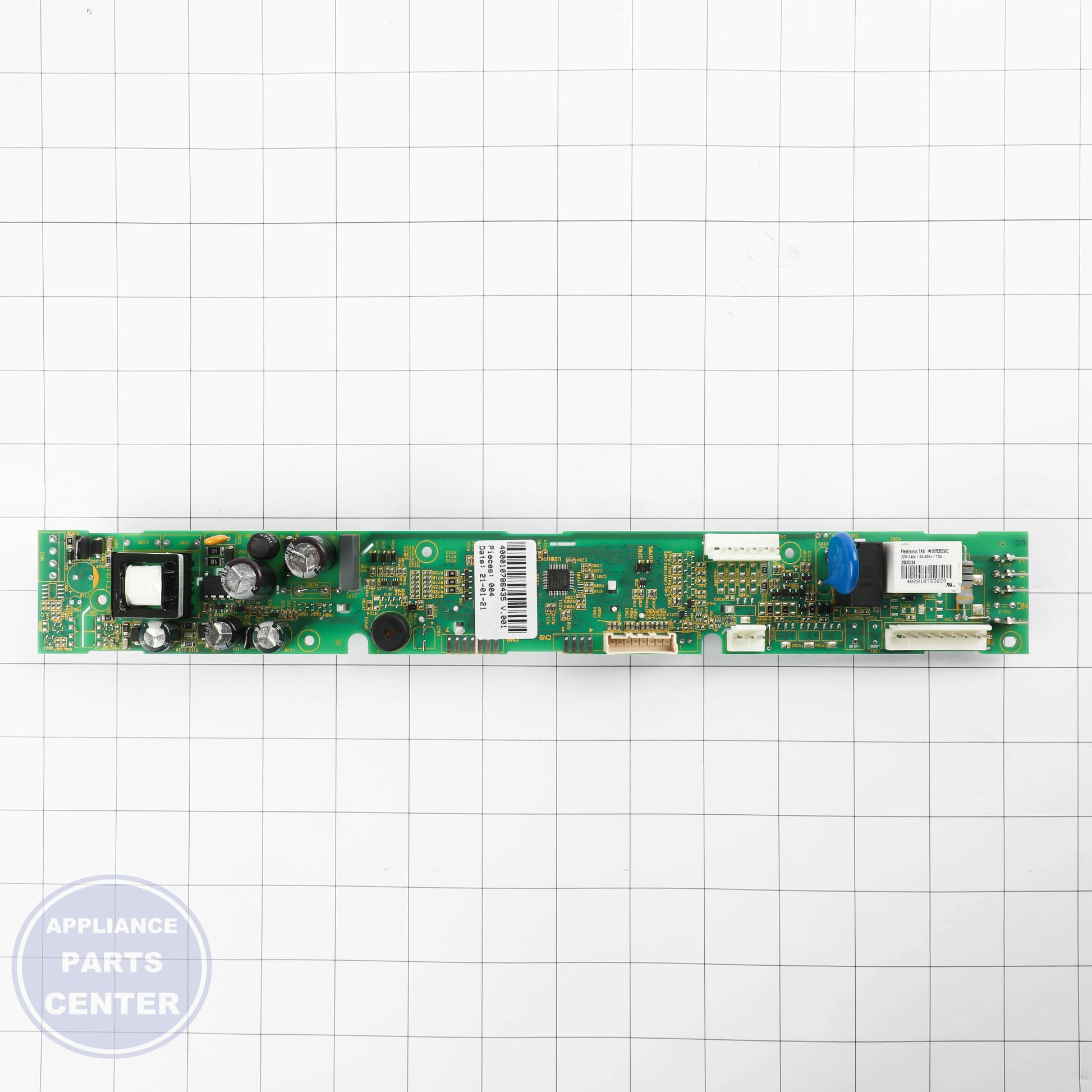 Whirlpool CNTRL-ELEC W10846758 - Installation in specific model showing key mounting points