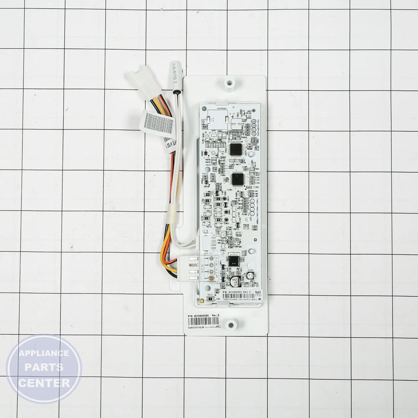 WPL Refrigerator CNTRL-ELEC W10847487 - Installation in specific model showcasing mounting points
