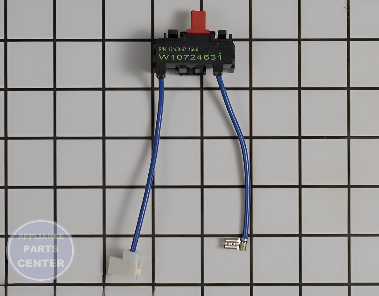 WHIRLPOOL SWITCH W10847984 - Main view showing compatibility with WPL Dryer models