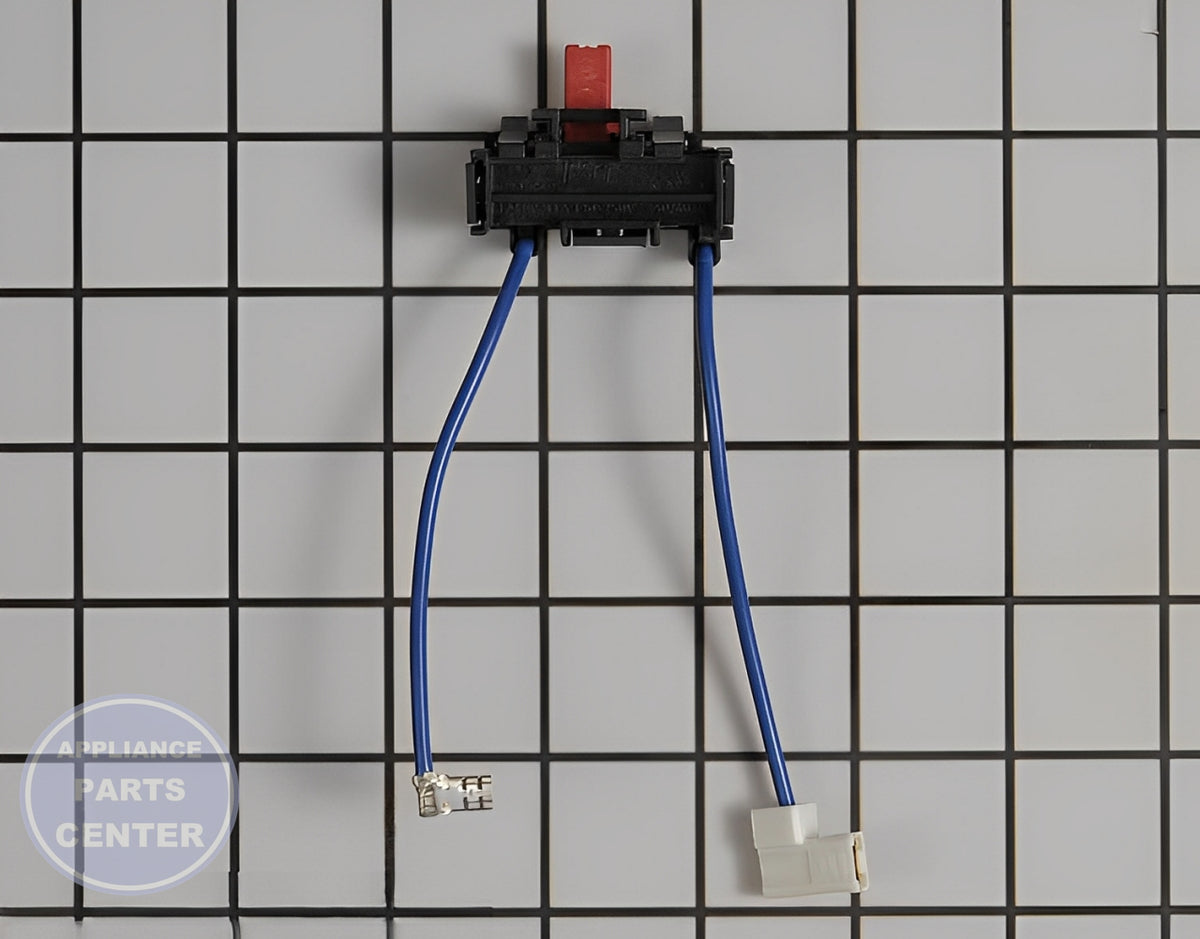 WHIRLPOOL SWITCH W10847984 - Side view with precise specifications