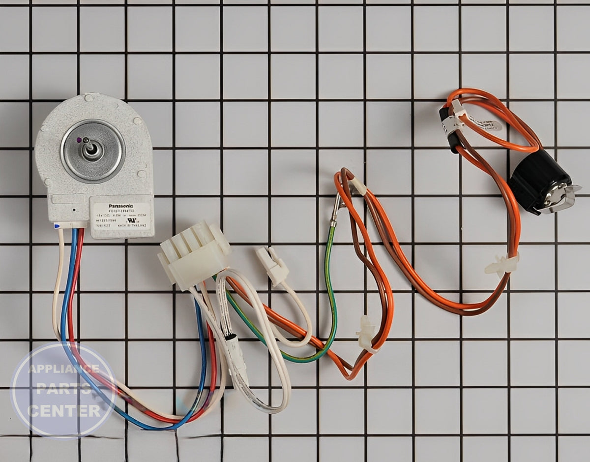 WHIRLPOOL REFRIGERATOR EVAPORATOR MOTOR W10850438 - Main view showing efficient cooling for various models