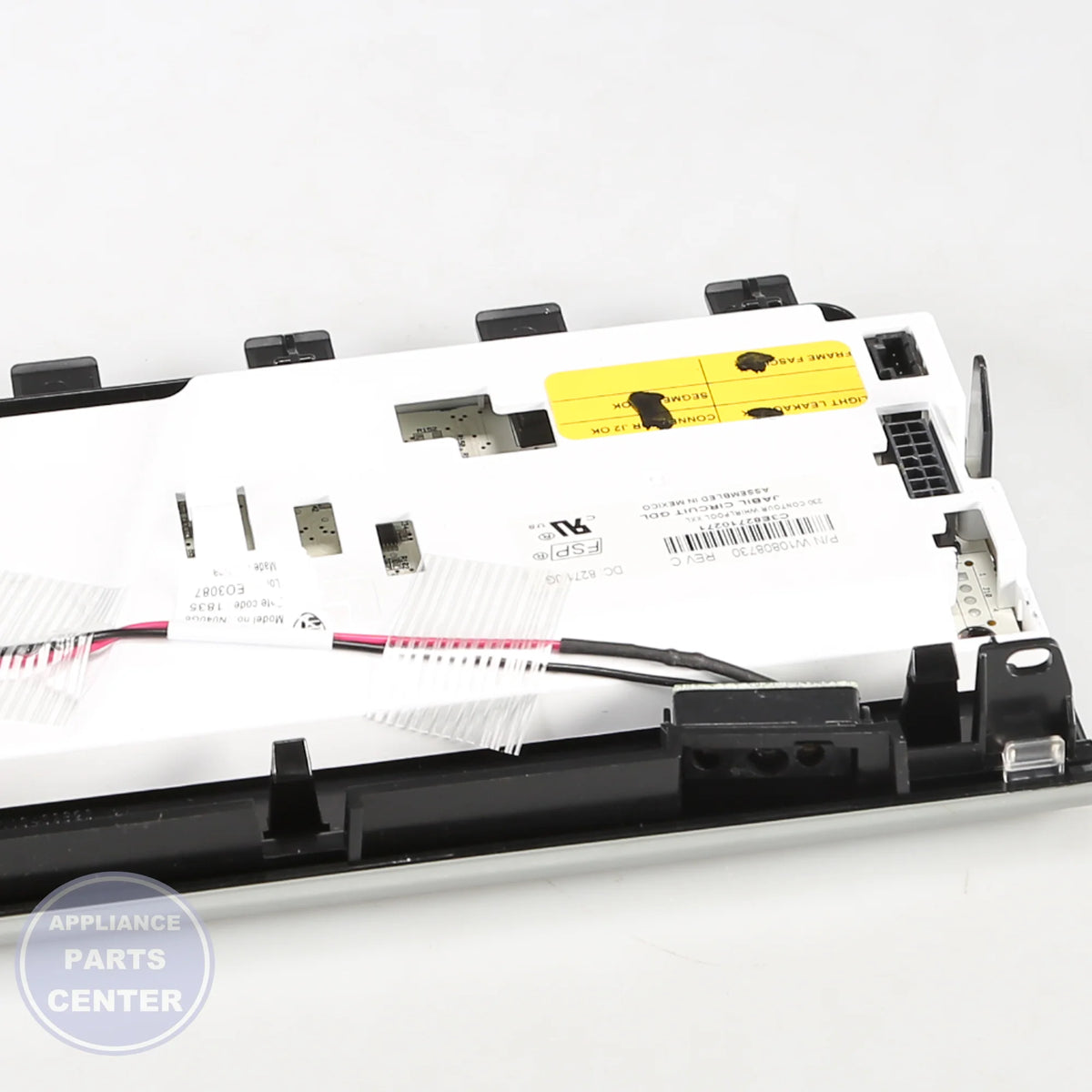 Whirlpool CNTRL-ELEC W10852669 - Installation in specific model showing mounting points