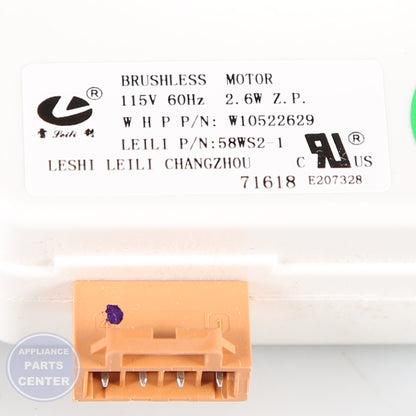MOTOR-COND W10854034 - Detailed view of reliable cooling performance