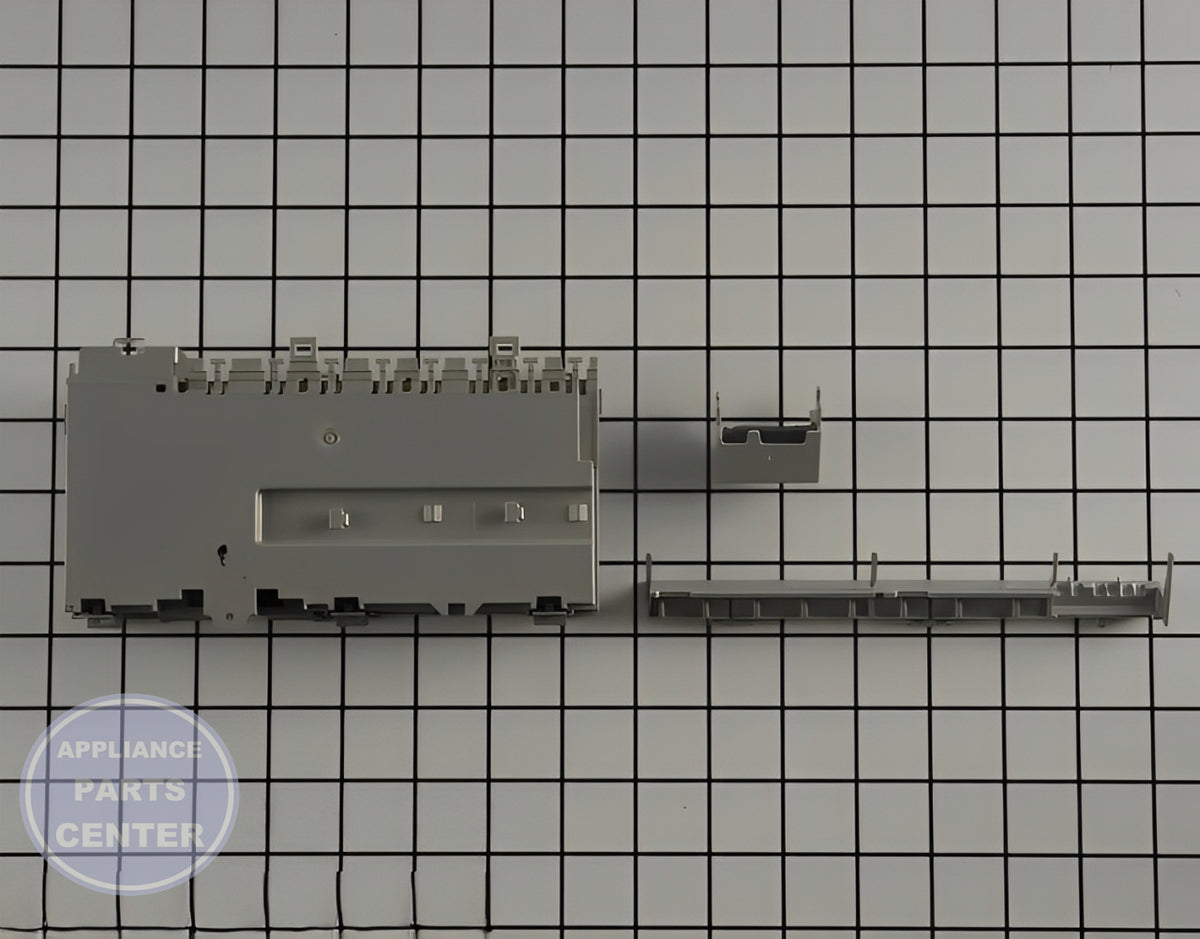 WHIRLPOOL DISHWASHER ELECTRONIC CONTROL BOARD W10854229 - Side view with precise measurements