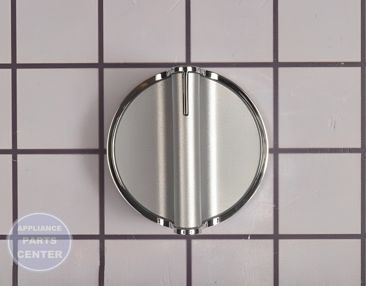 Knob W10854249 - Side view with diameter measurement