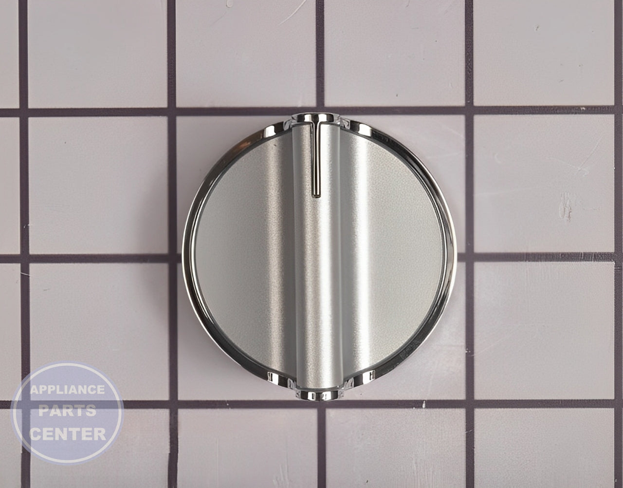 Knob W10854249 - Side view with diameter measurement