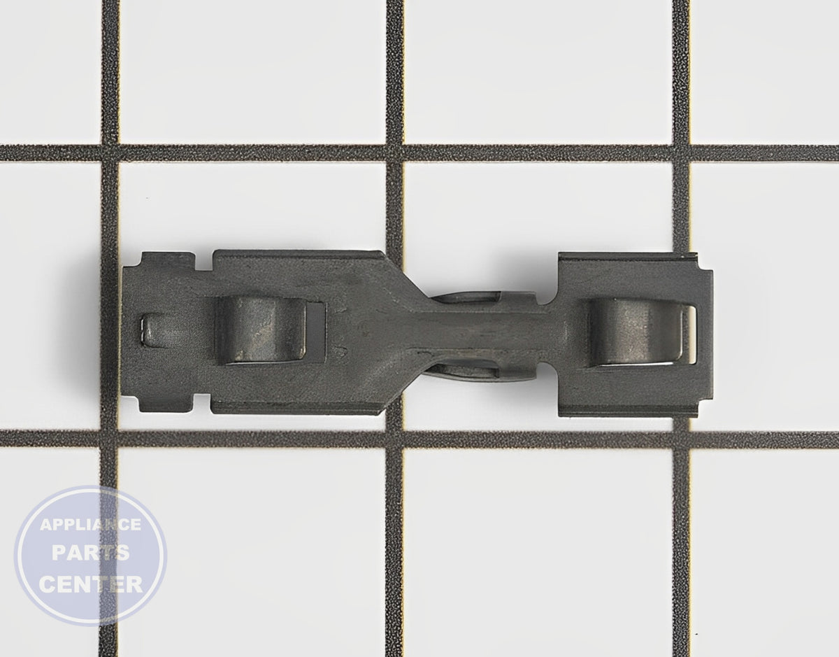 WHIRLPOOL DRYER FRONT PANEL BOTTOM MOUNTING CLIP W10854425 - Main view showing secure attachment for various models