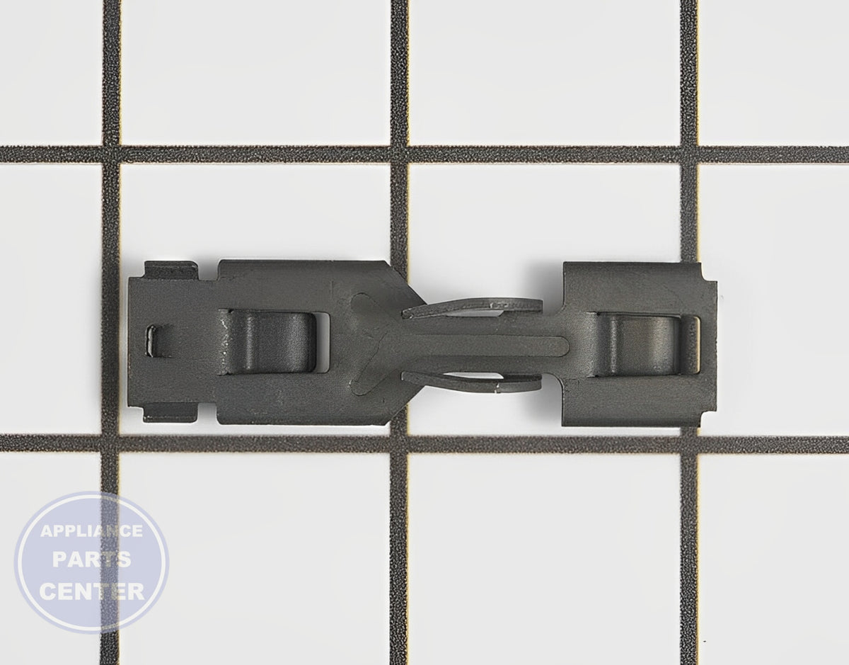WHIRLPOOL DRYER FRONT PANEL BOTTOM MOUNTING CLIP W10854425 - Detailed view of durable construction