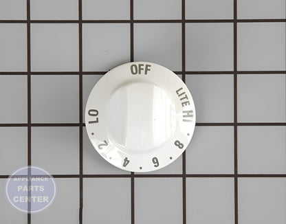 Kenmore Control Knob W10854481 - Main view showing precise dial for Kenmore models