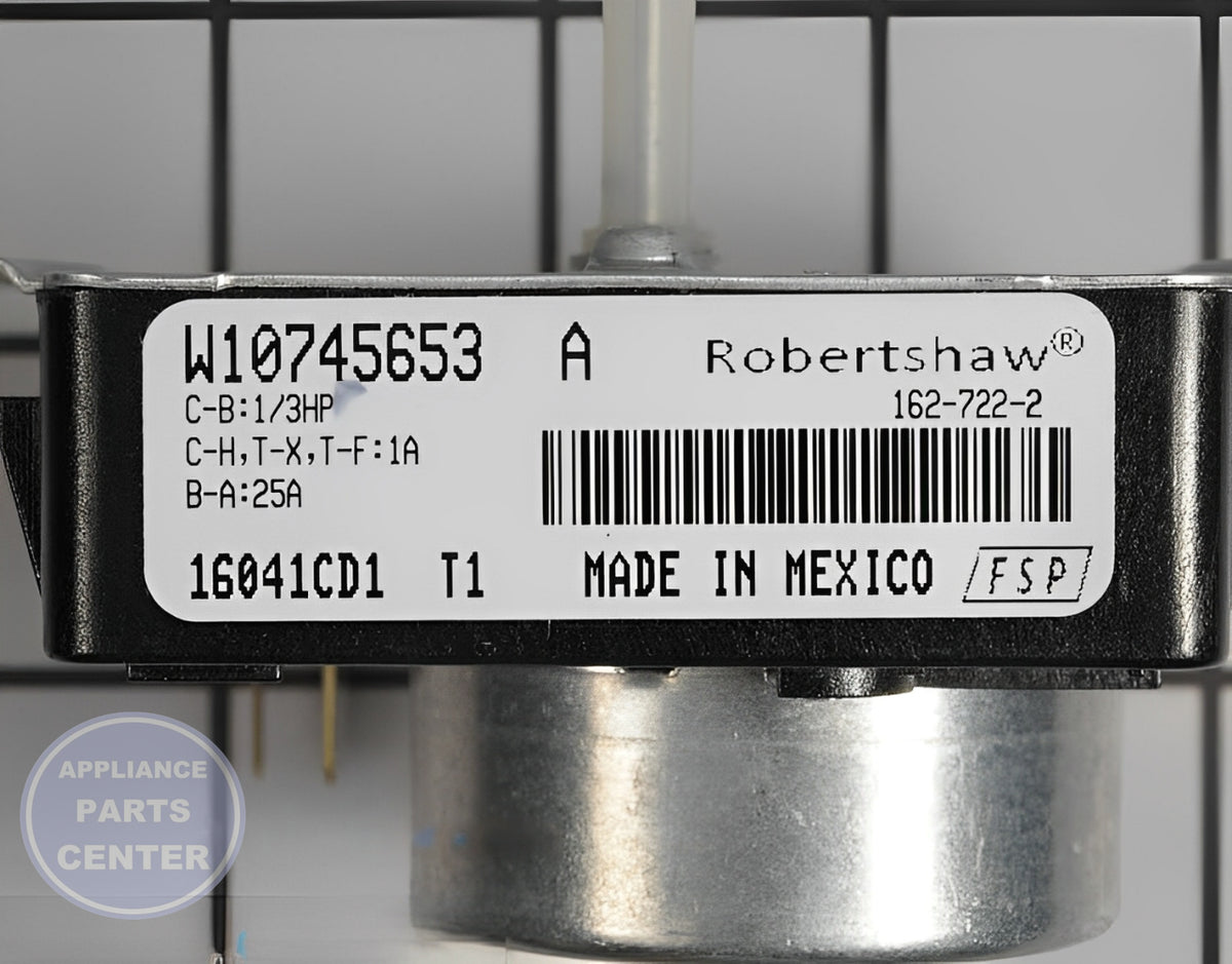 WHIRLPOOL TIMER W10857610 - Detailed view of precise timing features