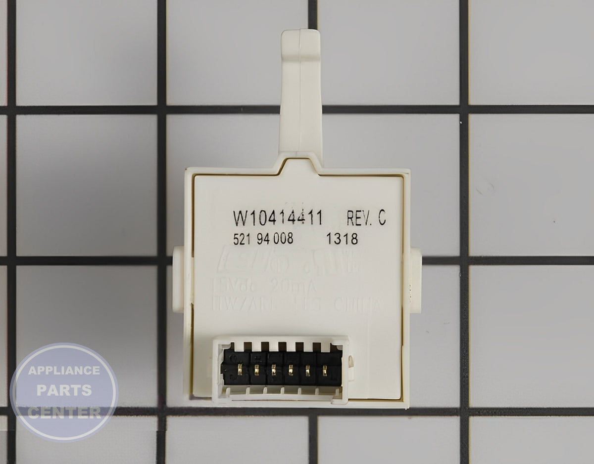 WHIRLPOOL CYCLE SWITCH W10859568 - Main view showing precise cycle control for WPL models