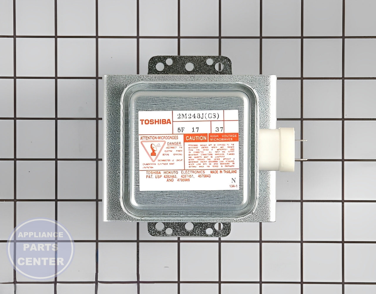 WHIRLPOOL MAGNETRON W10859575 - Main view showing magnetron for R9800438, R9800682