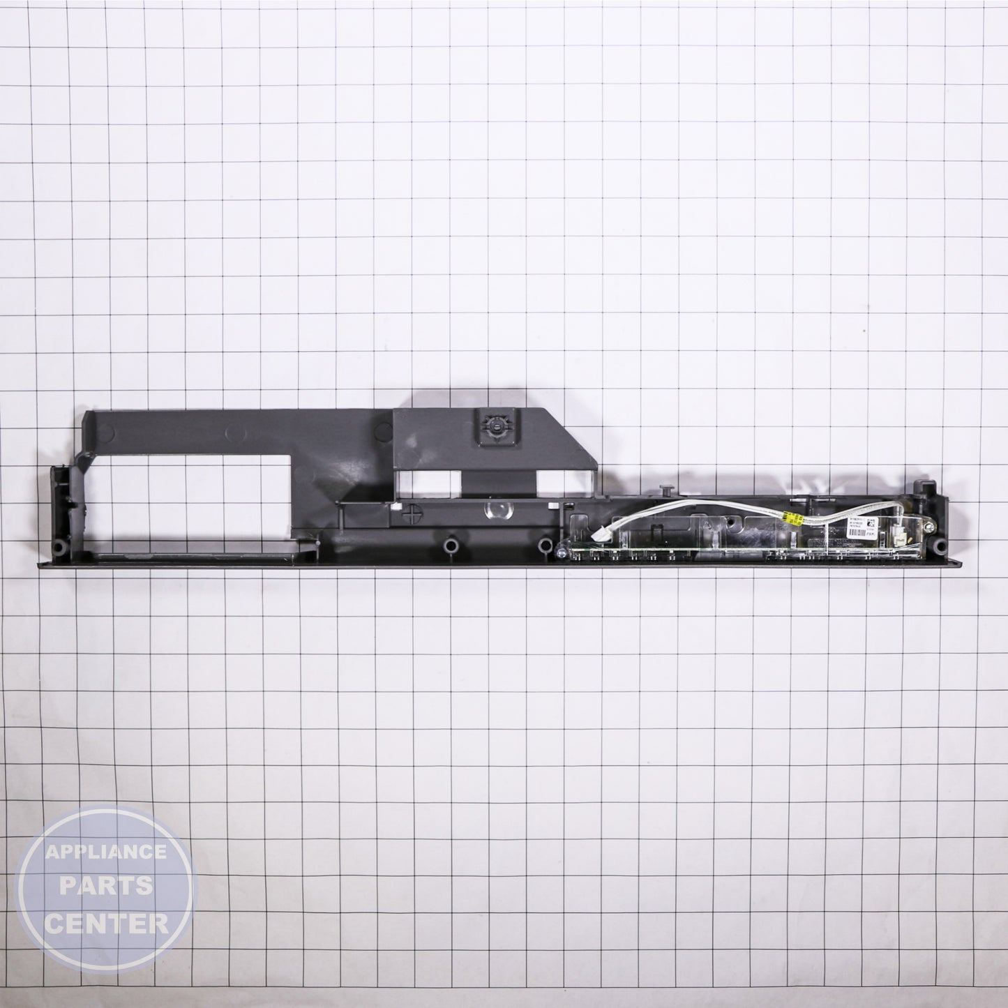 PANEL-CNTL W10859914 - Side view with precise measurements