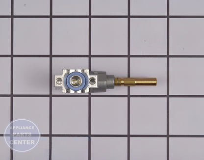 Surface Burner Valve W10859922 - Detailed view of 90-degree rotation knob for precise gas adjustments