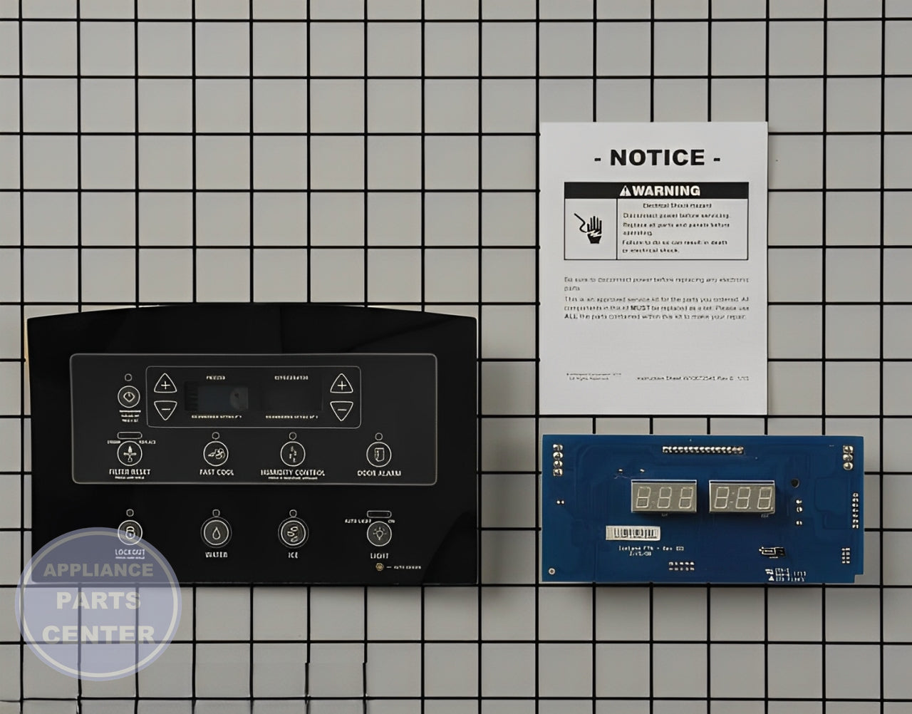 Whirlpool Control Board W10860143 - Main view showing precise control for Whirlpool refrigerators