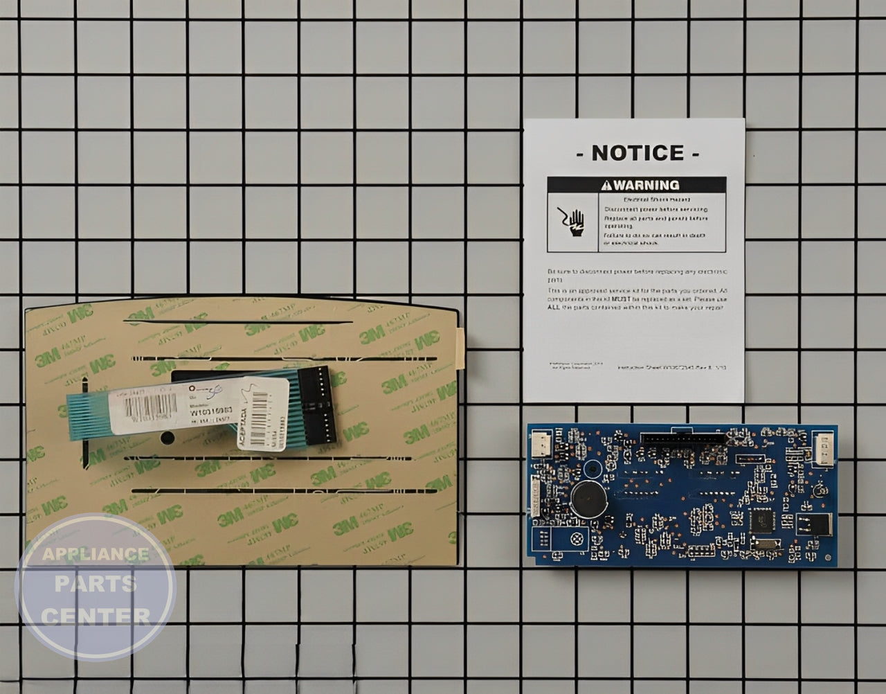 Control Board W10860143 - Detailed view of Circuit Board & Timer functionality