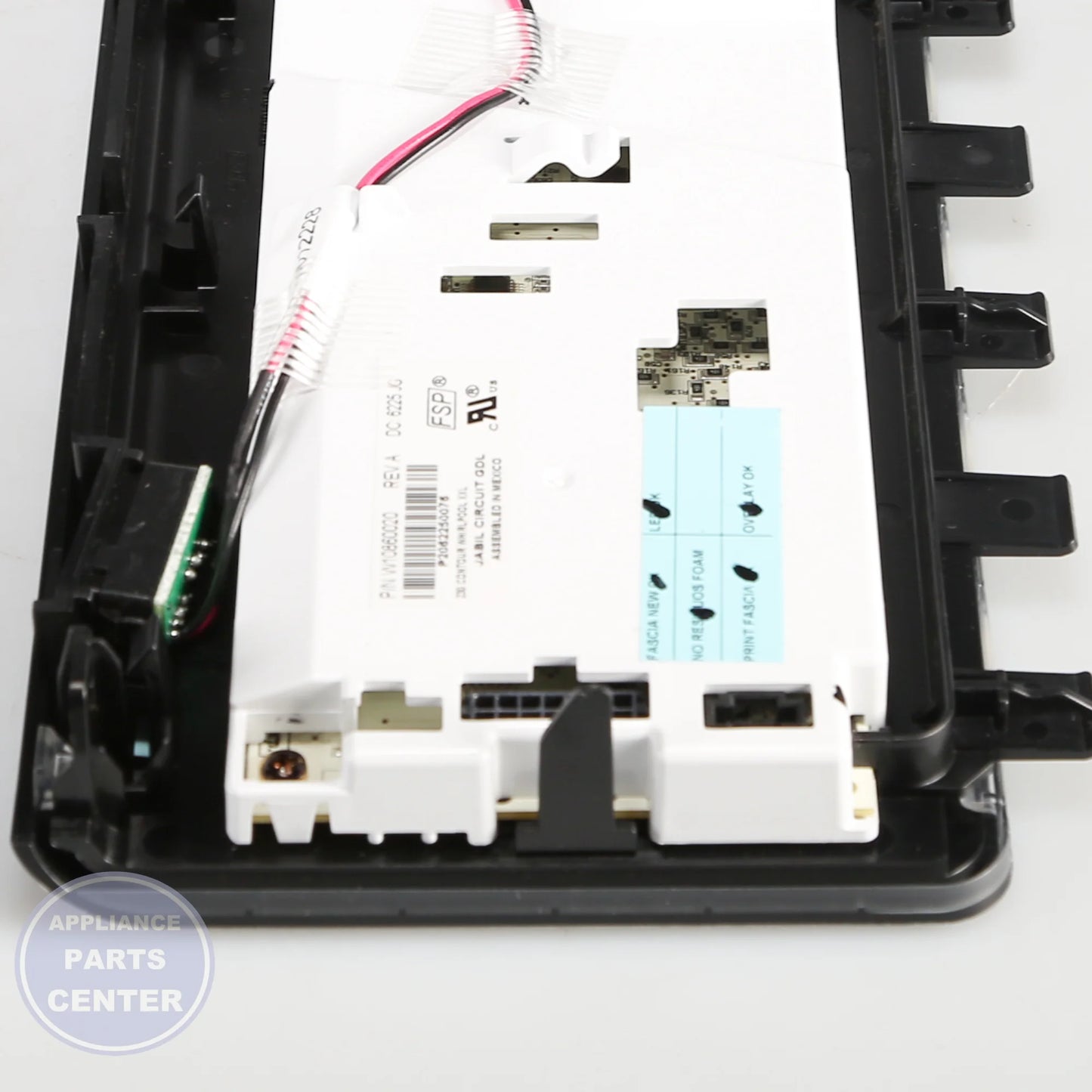 CNTRL-ELEC W10861425 - Side view with precise measurements