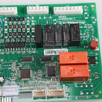 WPL CNTRL-ELEC W10861425 - Installation in specific model showing mounting points