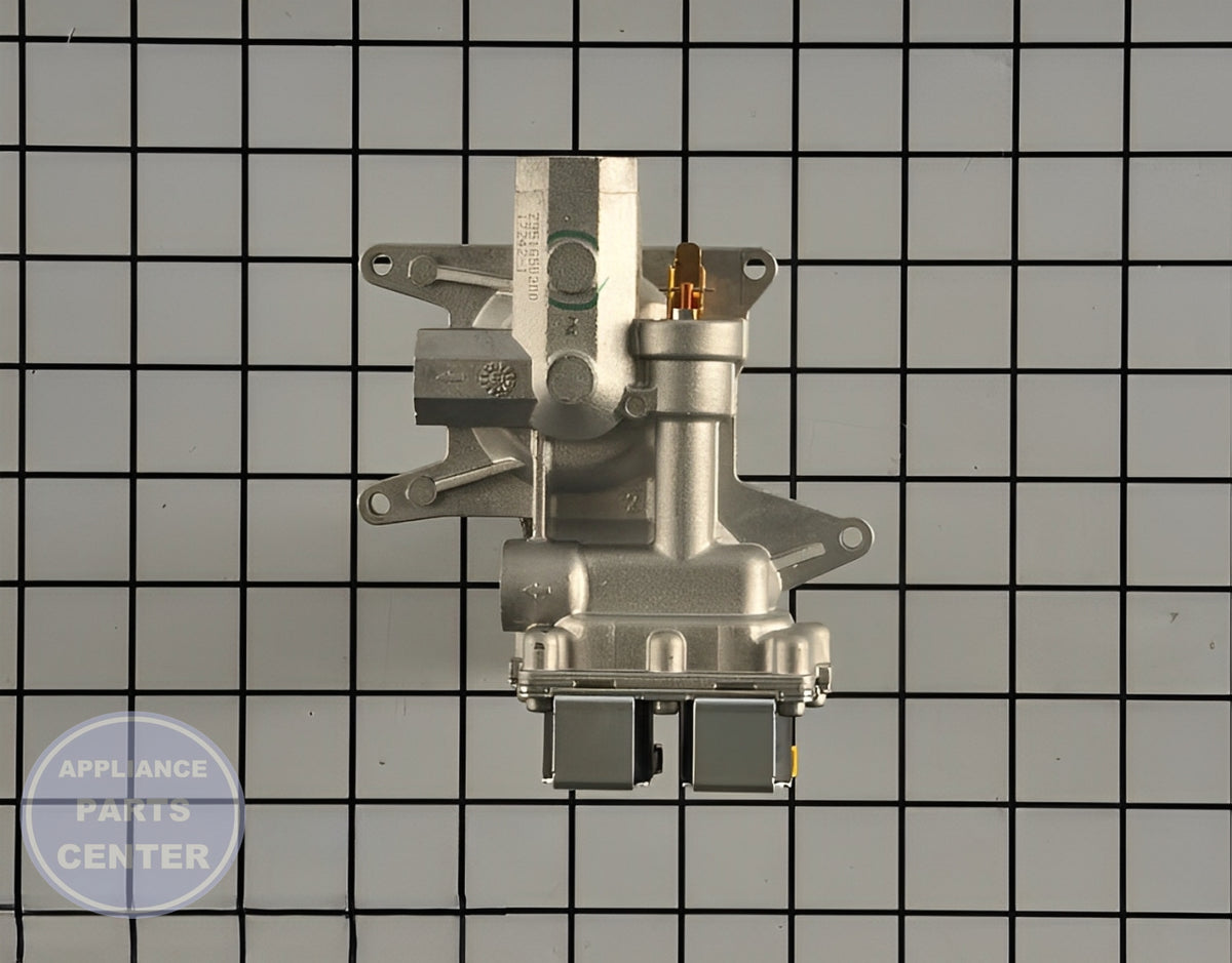WHIRLPOOL REGULATOR W10861656 - Detailed view of gas control valve technical details